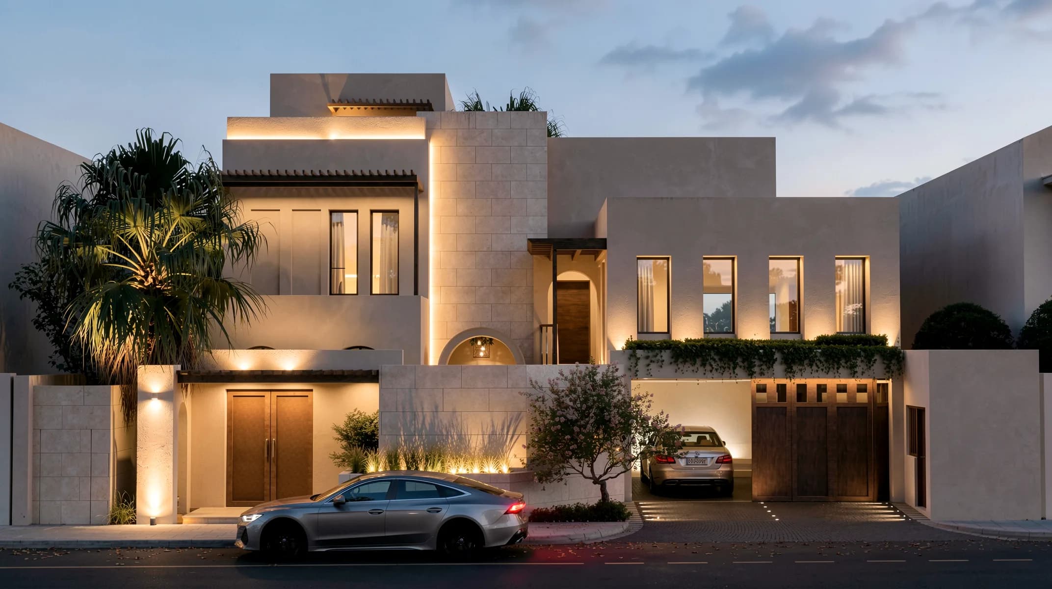 Courtyard Villa, a residential project by VADO in Al Khobar, Saudi Arabia